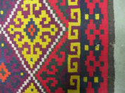 6' X 13' Antique Turkish Kilim Handmade Flat Weave Wool Rug Veg Dye