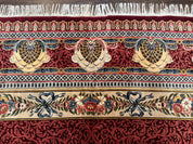 Wonderful Aubusson Rug 10x14, Red Maroon, Elegant, Fine 200 KPSI