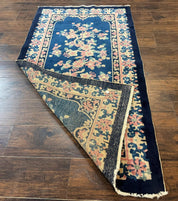 Chinese Rug 3x6, Peking Rug, Blue Chinese Wool Rug, Fete Rug - Jewel RugsShopify CollectiveHUNTEDFOX - Chinese Rug 3x6, Peking Rug, Blue Chinese Wool Rug, Fete Rug
