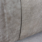 Cubist Sofa Element Grey Aged Leather - LEATHERottomanSEATINGHUNTEDFOX - Cubist Sofa Element Grey Aged Leather PILLOW BACKREST
