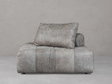 Cubist Sofa Element Grey Aged Leather