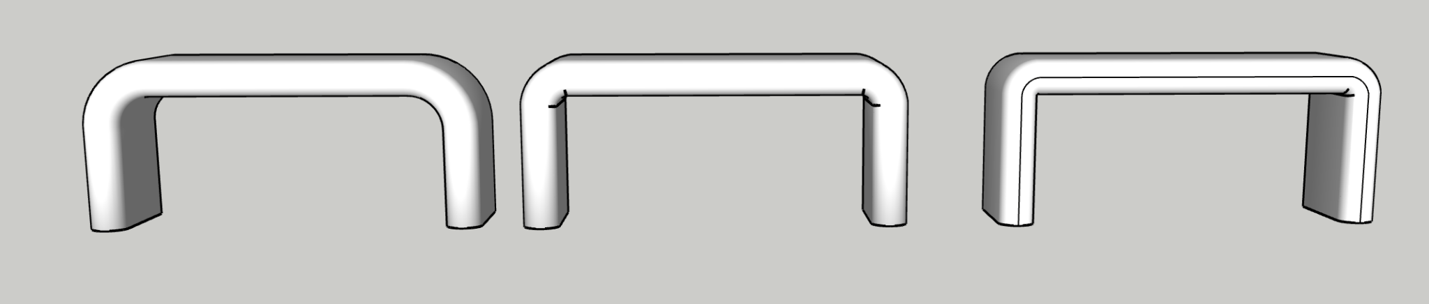 Curved Leather Bench – Modern Entryway or Bed Seating - H|F AtelierShopify CollectiveHUNTEDFOX - Curved Leather Bench – Modern Entryway or Bed Seating