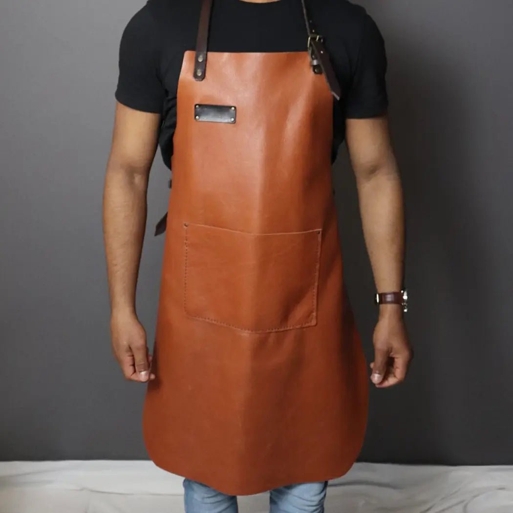 Custom Apron | Leather Bartender or Barrista - H|F AtelierShopify CollectiveHUNTEDFOX - Custom Apron | Leather Bartender or Barrista