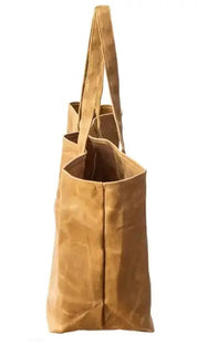 Custom Branded Leather & Canvas Bag | Heavy Duty Canvas Bag