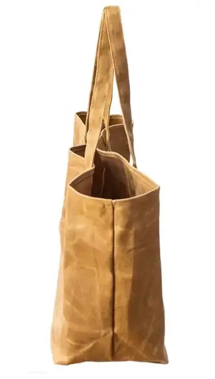 Custom Branded Leather & Canvas Bag | Heavy Duty Canvas Bag