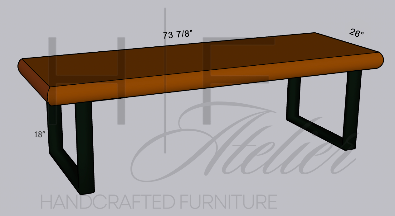 CUSTOM | Kitchen Bench ES - furnitureSEATINGHUNTEDFOX - CUSTOM | Kitchen Bench ES