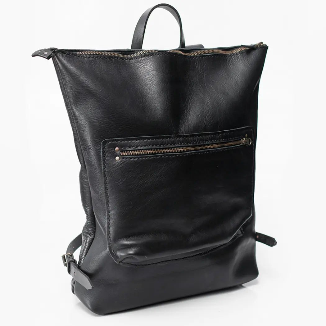 Custom Branded Leather Backpack With Laser Engraved Logo – HUNTEDFOX