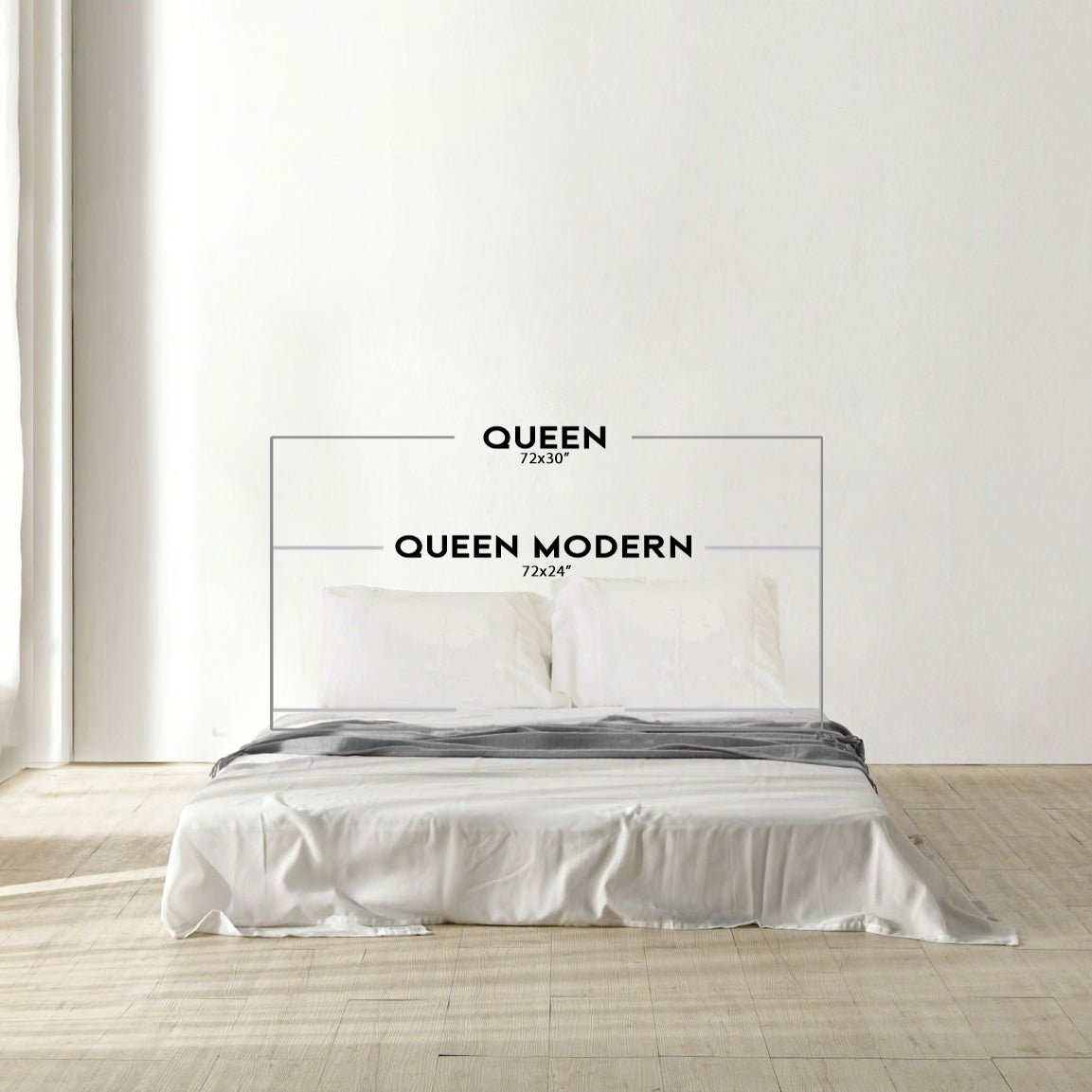 Custom Leather Bed – Handmade Wall - Mounted Headboard - CUSTOMfurnitureheadboardHUNTEDFOX - Custom Leather Bed – Handmade Wall - Mounted Headboard