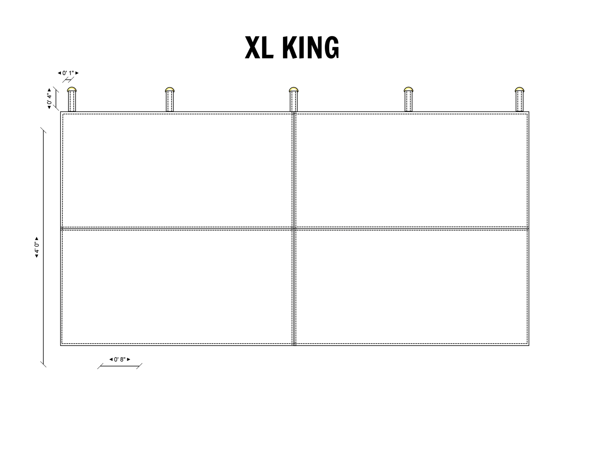 Custom Leather Bed – Handmade Wall - Mounted Headboard - H|F AtelierShopify CollectiveHUNTEDFOX - Custom Leather Bed – Handmade Wall - Mounted Headboard