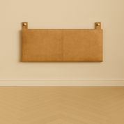 Custom Leather Bed – Handmade Wall - Mounted Headboard - CUSTOMfurnitureheadboardHUNTEDFOX - Custom Leather Bed – Handmade Wall - Mounted Headboard