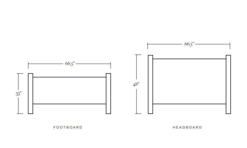 CUSTOM | Tan Headboard & Footboard Pannels - H|F AtelierShopify CollectiveHUNTEDFOX - CUSTOM | Tan Headboard & Footboard Pannels