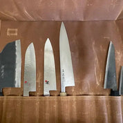 Custom Branded Leather Bar Tool or Knife Roll Up