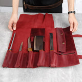Custom Branded Leather Bar Tool or Knife Roll Up