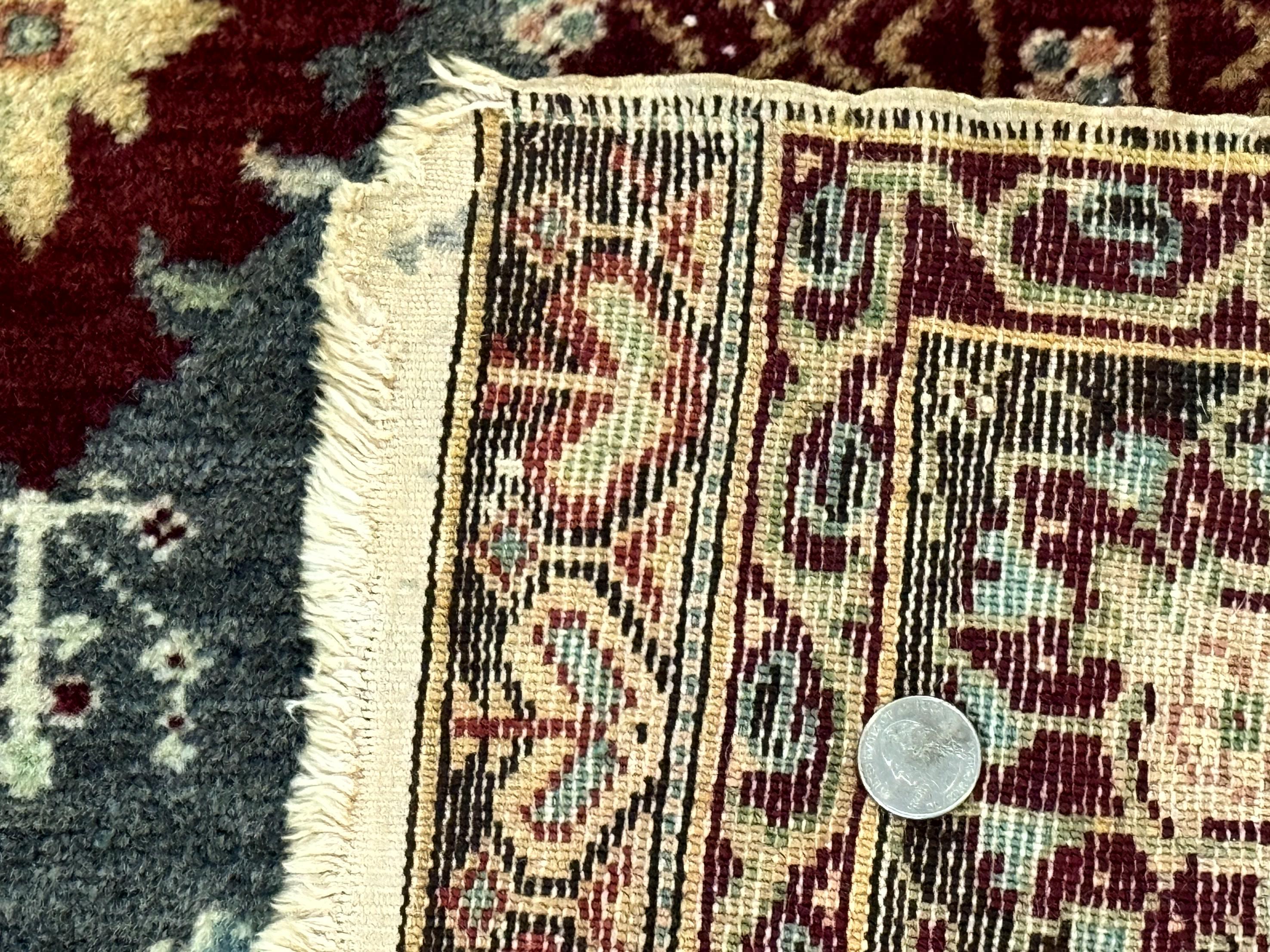 Antique Turkish Rug 4x6, Unique Rare Carpet