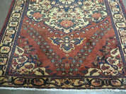 4' X 7' Antique 1920 Handmade Turkish Medallion Wool Rug Veg Dye Nice