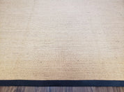 Jute Rug 8x10, Natural Jute Fiber Area Rug, Natural Sisal Area Rug with Black Border, 8x10 Carpet, Solid Jute Rug 8 x 10, Farmhouse Rug