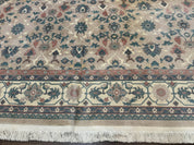 Palace Size Wool Rug 10x18, Sino Persian Kerman Rug, Oversized Hand Knotted Carpet, Light Taupe, Allover Pattern