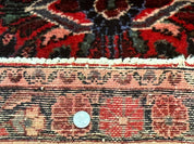Persian Rug 3x5, Red Tribal Rug, Semi Antique, Wool Rug 3 x 5, Persian Hamadan Rug