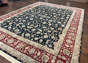 Black Pak Persian Rug 8x10, Floral Allover