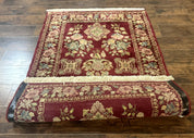 Indo Persian Kerman Rug 4x6, Burgundy, Floral