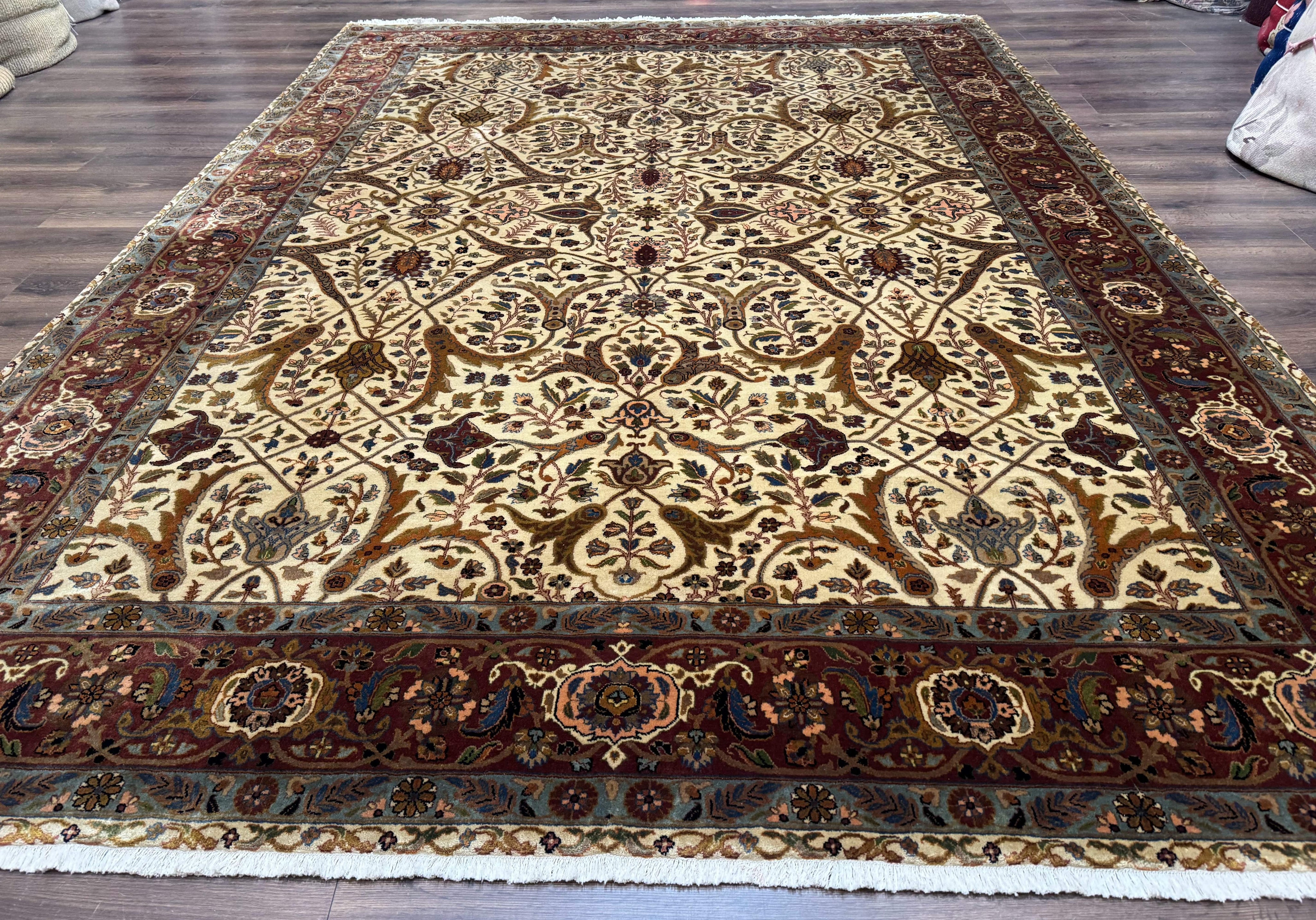 Persian Bidjar Rug 9x12 - Mustafi Allover Pattern - Traditional Carpet