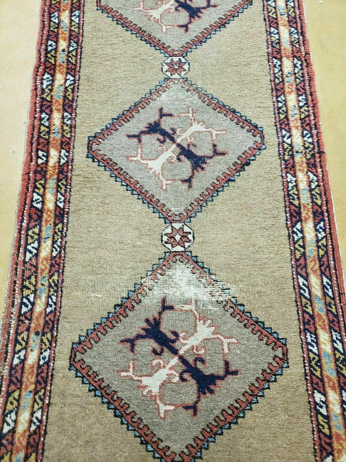 Persian Sarab Runner 2 x 11, Antique Tribal Persian Runner Rug