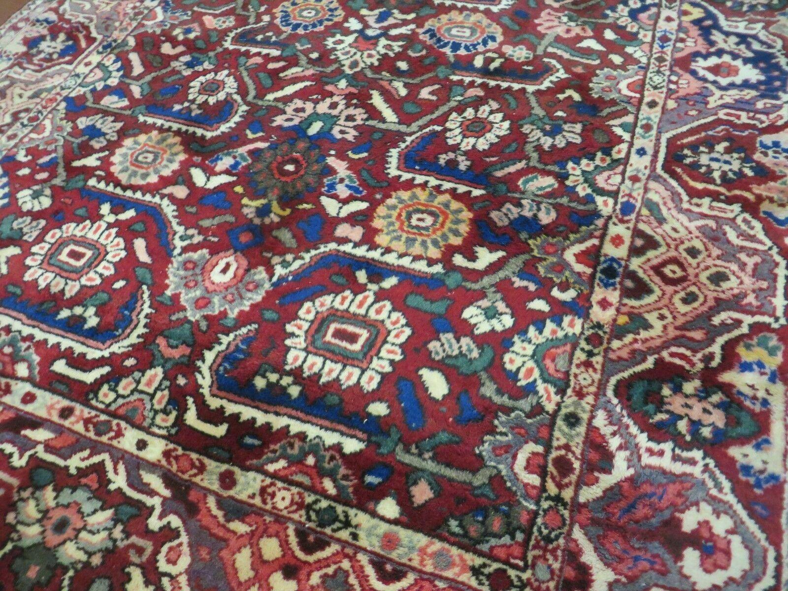 5' X 9' Antique Handmade Turkish Wool Veg Dyes Rug Nice # 107