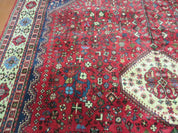 Persian Tribal Rug 7x10, Shiraz Carpet, Abadeh Rug