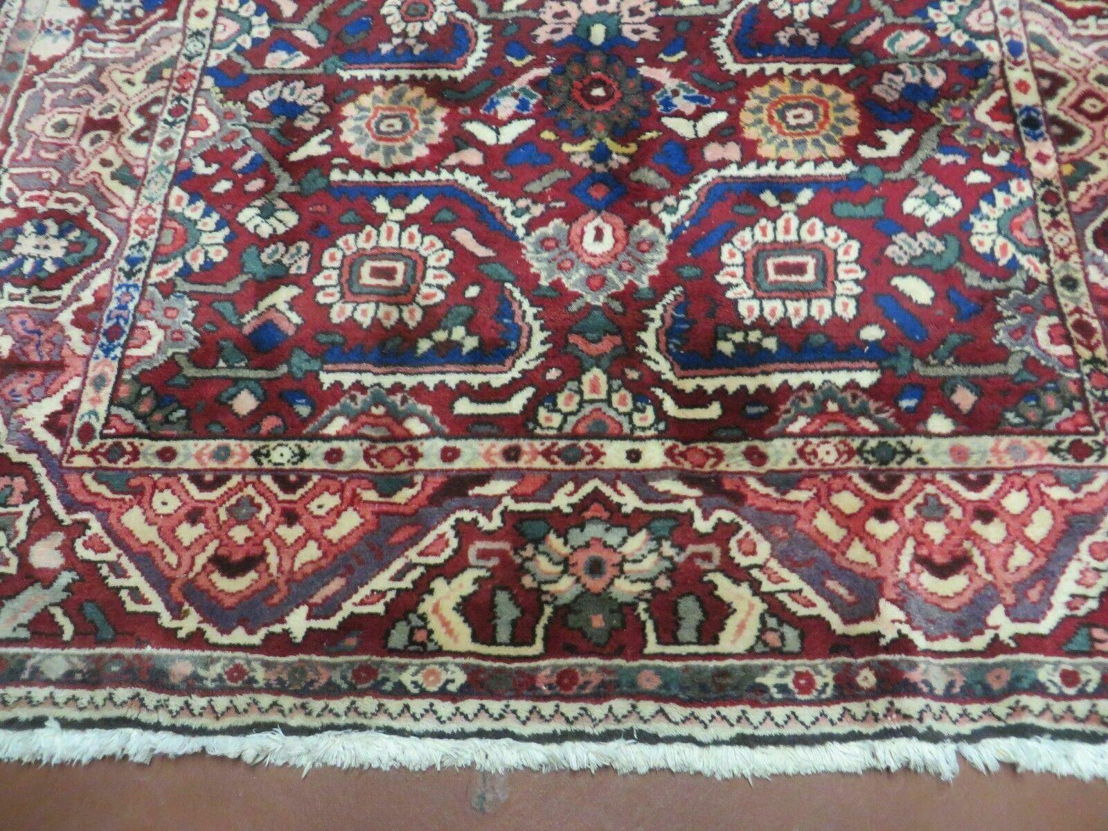 5' X 9' Antique Handmade Turkish Wool Veg Dyes Rug Nice # 107