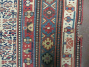 5' X 9' Antique Handmade Caucasian Kuba Wool Rug Veg Dye Runner Nice