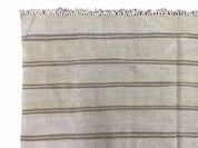 5x8 Turkish Kilim Rug, Flatweave Carpet, Striped Blanket, Southwestern Design, New, Gray, Wool, High Quality, Hand-Knotted