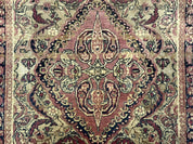 Antique Persian Lavar Rug 3x5, Persian Kerman Rug, Traditional Persian Carpet