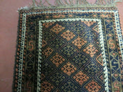 2' X 3' Antique Handmade Pakistani Bokhara Turkoman Balouchi Wool Rug Mat Nice