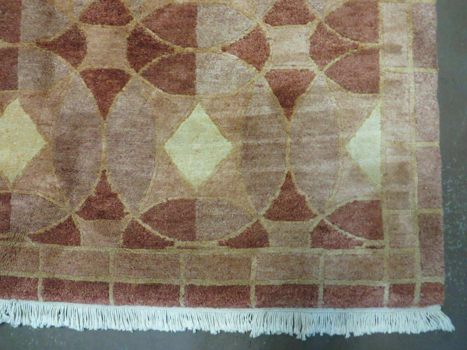 5' X 7' Modern Tibetan Nepal Art Deco Chinese Hand Knotted Wool Rug Decorative Contemporary Home Décor