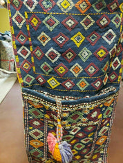 2' X 4' Handmade Turkish Tribal Kilim Wool Rug Double Saddle Bag Khorjin Nice