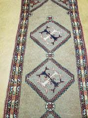 Persian Sarab Runner 2 x 11, Antique Tribal Persian Runner Rug