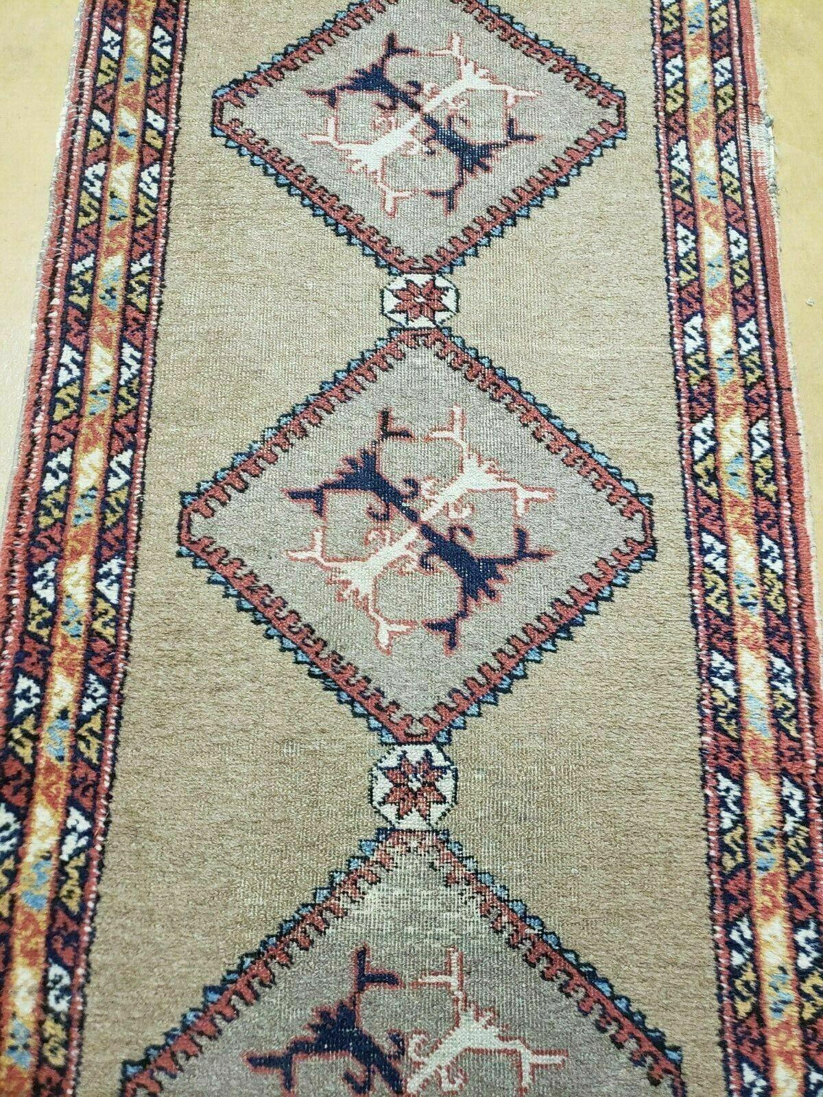 Persian Sarab Runner 2 x 11, Antique Tribal Persian Runner Rug