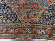Antique Persian Bidjar Rug 8x12, Rare Persian Carpet