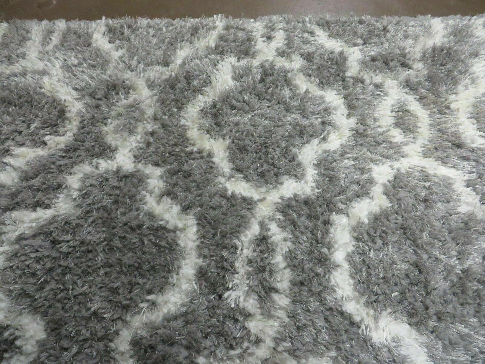 5' X 7' Modern Contemporary Israel Made Glimmer 205-45 Shag Rug Acrylic Bohemian Boho Home Décor