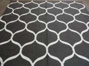 5' X 8' Modern Contemporary Hand Made Flat Weave Wool Rug Veg Dyes Nice