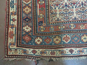 5' X 9' Antique Handmade Caucasian Kuba Wool Rug Veg Dye Runner Nice