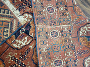 4x7 Antique Yamud Rug Russian Rug Turkoman Rug Fine Weave Rug