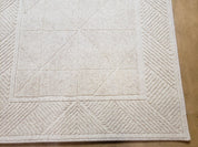 3x5 Karastan Sisal Rug Collection, Design 379/80504, Sambava II, 3'6 x 5'3, Beige Karastan Rug with Label, Authentic Karastan, Entryway Rug