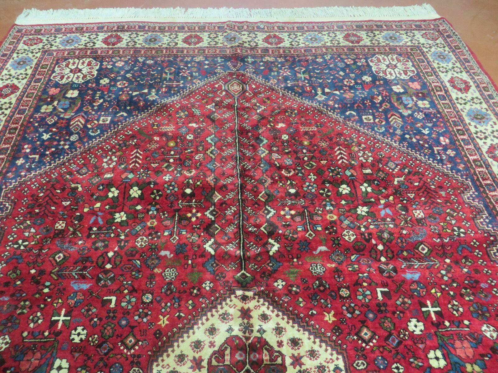Persian Tribal Rug 7x10, Shiraz Carpet, Abadeh Rug