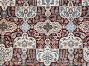 Persian Nain Rug 11x15 – Wool on Silk, Hand-Knotted, Signed Masterpiece