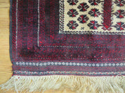 3' X 5' Handmade Fine Knotted Balouch Turkoman Prayer Silk Wool Rug