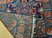 3'10" X 10' Antique Caucasian Seychor Rug Hand Made Wool Carpet Organic Dye Nice