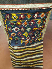 2' X 4' Handmade Turkish Tribal Kilim Wool Rug Double Saddle Bag Khorjin Nice