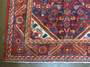 3' 6" X 10' 4" Antique Handmade India Floral Oriental Wool Runner Rug # 128