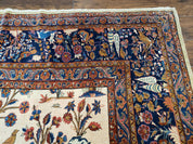 Antique Persian Kashan Tree of Life Rug 10x13